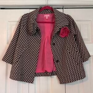 Vintage houndstooth coat
